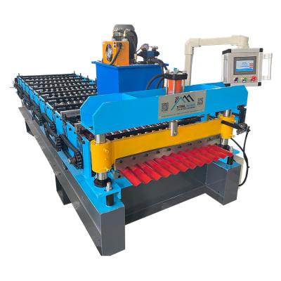 China Manufacturer 836 Hotels Factory Direct Sale Corrugated Galvanized Metal Panel Making Machine Roof Sheet Roll Forming Machine for sale