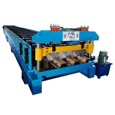 China Hotel Manufacturer High Quality Precision Metal Steel 1020mm Floor Sheet Roll Deck Forming Machine For Sale for sale