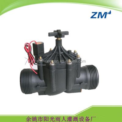 China Agricultural / Garden 3 Inch AC 24V Irrigation Plastic Solenoid Valve For Irrigation for sale