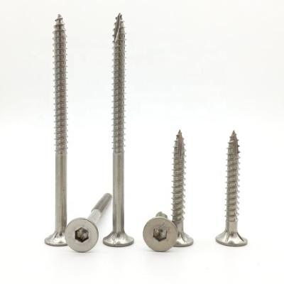 China Bugle batten head with type 17 stainless steel a2 a4 timber 14g bugle batten socket drive stainless steel hex screw for sale