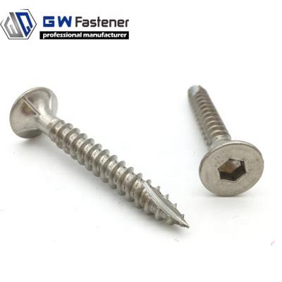 China 304 316 Lath 14-10x100mm Stainless Steel Bugle Head Timber Batten Screws for sale