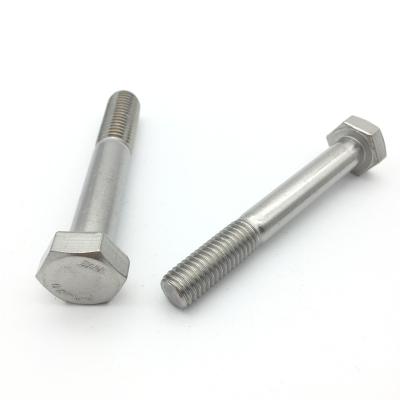 China General Industry A4 Fractional Thread Stainless Steel Hex Bolts 70 316 for sale