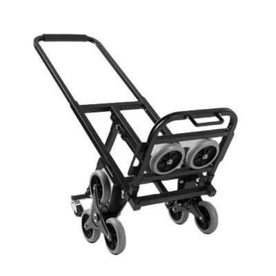 China Warehouse Hand Trolley Truck Luggage Moving Loading 150kgs And Folding Objects Climbing Trolley With 3 Wheel for sale