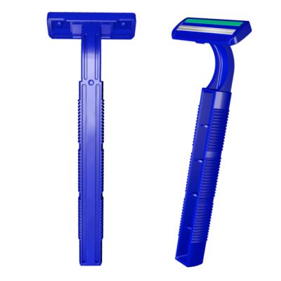 China Twin Blade HAOWELL Twin 2 Blade Layers Shaving Body Disposable Razor For Man for sale