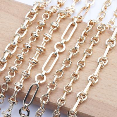 China Thick Diy Copper Jewelry Color Gold Chain Diy Necklace Accessories For Women Men Jewelry Making Accessories C122 1m/lot for sale