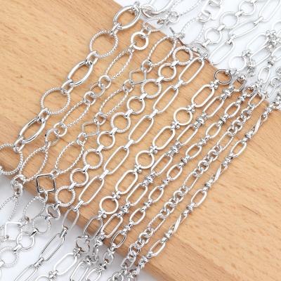 China Silver Copper Multi Sizes Color Diy Jewelry Chain Diy Necklace Accessories Jewelry Making Accessories C61 1m/lot for sale