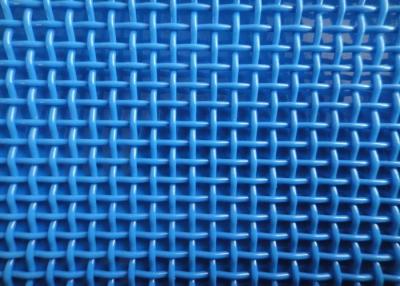 China 1.85mm Stärke-blaues Polyester-linearer Schirm Mesh Belt For Products Drying zu verkaufen