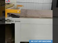 15.5KW Corrugated Cardboard Machine NC Cut Off Helical Knife Machine