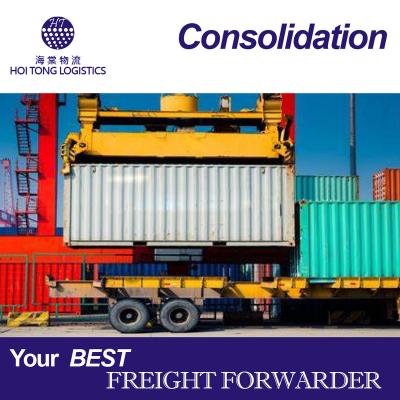 China Consolidation services transport freight forwarder in Europe Asia Middle East Oceania Japan Singpapore Germany HoiTong for sale