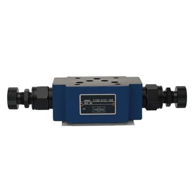 China Z2DB Series Cast Iron Hydraulic Pilot Operated Pressure Relief Sandwich Plate Valve for sale