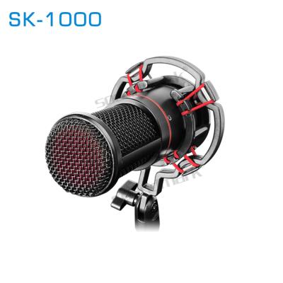 China Professional handheld condenser mic studio recording metal microphone live microphone for sale