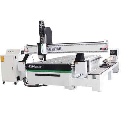 China Acrylic PVC Wood Engraving Cutting Machine 1325 Multi-Use CNC For Furniture CNC Router With 4 Axis For Woodworking for sale