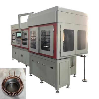 China PLC Controlled Two Wheeler Coil Stator Needle Winding Machine Fully Automated for sale