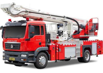 China Sinotruk SITRAK 32m Rescue Aerial Platform Fire Fighting Truck for sale