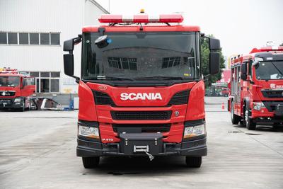 Cina SCANIA 4T Cisterna di schiuma d'acqua Camion pompieri Buon prezzo in vendita