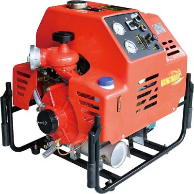 China 46HP Twin Stage Gasoline Portable Fire Fighting Equipment Pump for sale