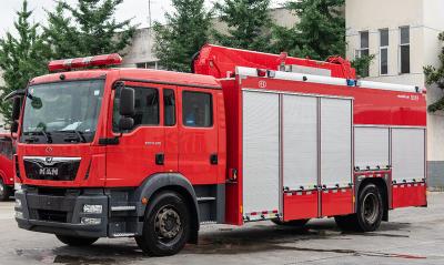 China Generator 75Kw MANN spezielles Löschfahrzeug mit teleskopischem Licht zu verkaufen