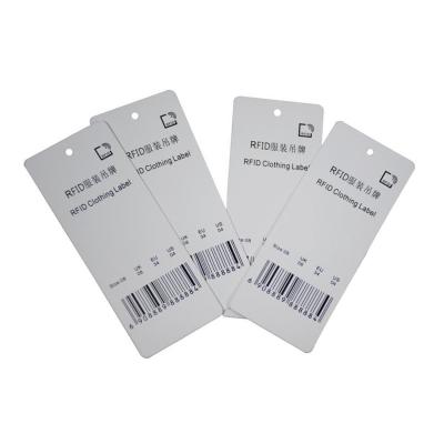 China Wholesale Cheap Price UHF Tags Clothing RFID Tag Paper Paper Labels Waterproof/Waterproof For Clothing Custom Logo for sale