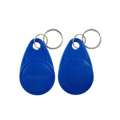 China Best Sale 125khz RFID Keyfob Tk4100 Keyfob Waterproof/Waterproof EM 4305 Key Chain Key Indicator For Hotel for sale