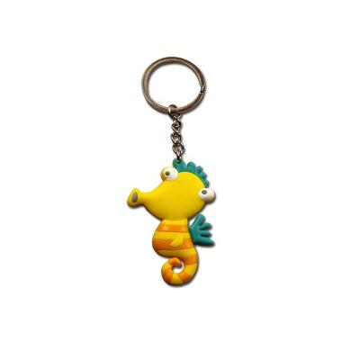 China Waterproof/Raincoat Hot Popular Cute Animals Form 2D Key Chain 13.56MHZ Waterproof PVC RFID Keyfob for sale