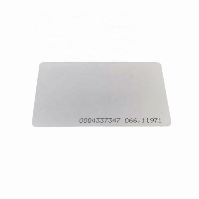 China Serial Number Low Cost Identification Em4100 Tk4100 125khz RFID Printable Waterproof/Waterproof Card for sale