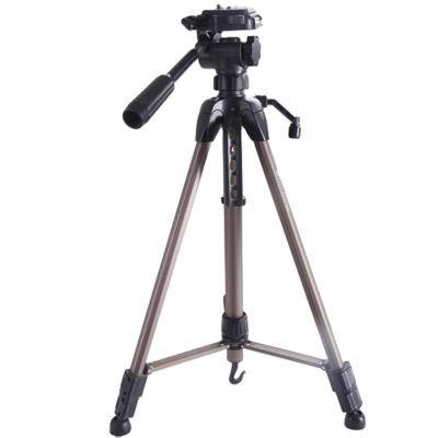 China Factory price Weifing WT-3730 maximum tripod of large mobile phone camera alumminum lightweight adjustable tripod 150cm for sale