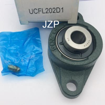 China UCFL202/UCFL202D1/UC202/FL204 Machinery Flanged Pillow Block Bearings 15x60x113mm for sale