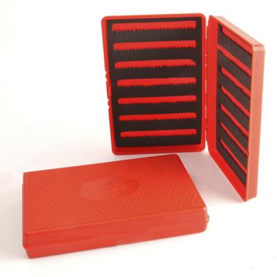 China Plastic In Stock Split Colored Wholesale Foam Insert Fly Fishing Box for sale