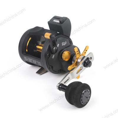 China Straight Line Meter Wind Sea Fishing Level Trolling Reel for sale