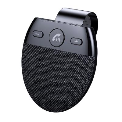 China Support Siri Bt 5.0 Speakerphone With Microphone Auto Power On / Connect Handsfree Car Kit Car Mp 3 Player for sale