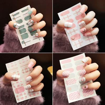 China Professional 2d 3D Nail Sticker Decals Laser Multi-design DIY Stickers Nail Art Decoration for sale