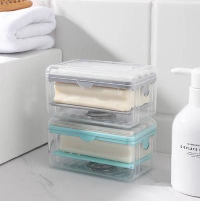 China Wholesale Modern Bathroom Accessories Wheat Straw Portable Soap Case Travel Household Soap Box for sale