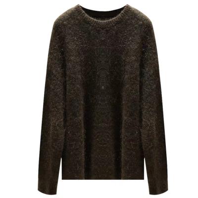 China Chic High Quality Merino Wool Anti-pilling Long Sleeve Women Knit Sweater for sale