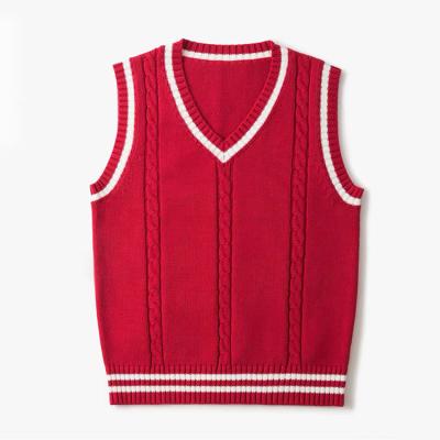 China Wholesale Custom School Men's Pattern Knitted Man Sweater Vest Sale for sale