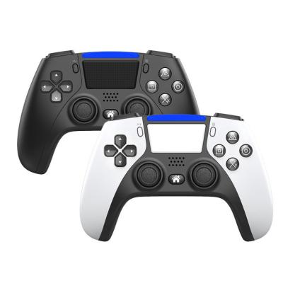 China Newly designed touch buttons yepetch with For PS5 style wireless game controller For PS4 game console gamepad other wireless light for sale