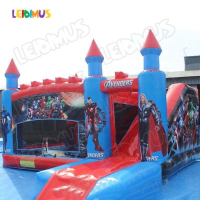 China Kids Play Center Custom Various Theme Models Indoor Outdoor Inflatable Bouncy Castle Outdoor Bouncy Castle With Slide for sale