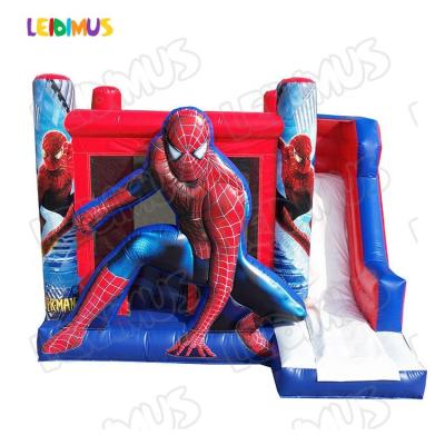 China Children Play Spider Man City Fun Center Outdoor Inflatable Children Dinosaur Bouncy Castle Dolly Zelt To Buy for sale