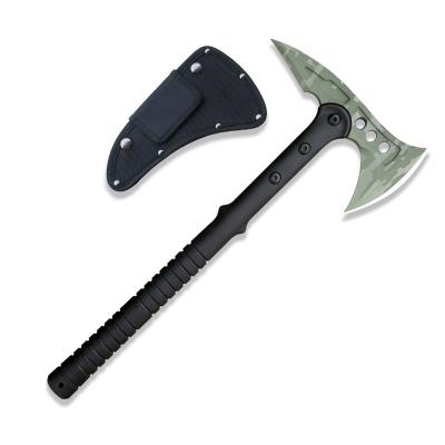 China Unrated Outdoor High Quality 420 Stainless Steel Ax With Nylon Handle And Sheath for sale