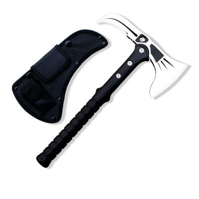 China Unrated 420 Stainless Steel Blade Ax Survival Hatchet Ax With Sheath for sale