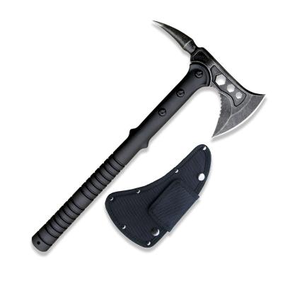 China Unrated Hatchet Ax Pick Outdoor Multi Tool Survival Camping Tactical Nylon Handle Tomahawk for sale