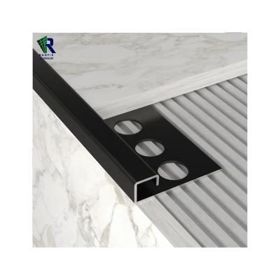 China Radfix Hot Selling Aluminum Alloy Tile Decorations Edge Pad Aluminum Alloy 0.8mm Thickness Ceramic Tile Trim For Decoration for sale