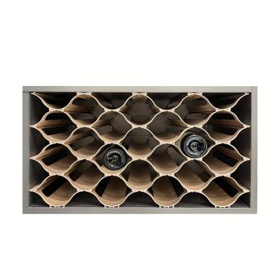 China Other Radfix Customizable Gold Aluminum Wine Rack Black Color Wine Rack For Cabinet Customization Wine Rack for sale