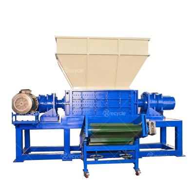 China Automatic Univ Two Shaft Steel Scrap Wire Cars Tire Metal Shredders Plastic Price Waste Textile Shredding Machine for sale