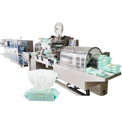 China High Speed Wet Tissue For Baby Wet Wipes Production Line Wet Tissue Making Machine for sale