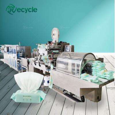 China Full Automatic Wet Wipes Folding And Packing Machine Wet Wipes Manufacturing Machine for sale