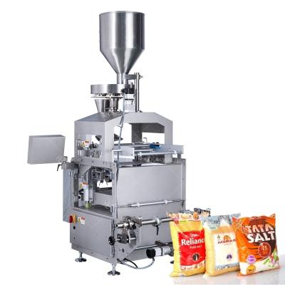 China Automatic Nitrogen Packaging Machine for Bags of Potato Chips Biscuit Beans Grain Snacks for sale