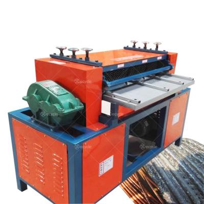 China Cheap Price AC Car Radiator Stripping Cutting Machine Pipe Separator Copper Aluminum Recycling Machine for Sale for sale