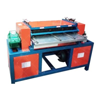 China 200-300kg/h Capacity Radiator Fin Making Machine for Copper Aluminum Radiator Recycling for sale