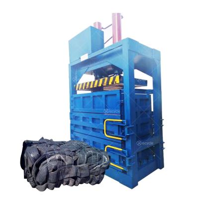 China Easy Operation Carton Compress Baler Machine Vertical Hydraulic Cotton Bale Press Machine for sale