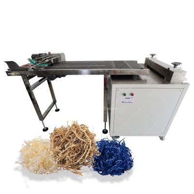 China Making Crinkle and Straight Gift Box Filler Crinkle Strip Cut Paper Shredder Machine for sale